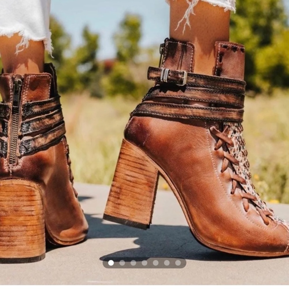 Freebird by Steven Brown Ankle Boots with Rugged Design